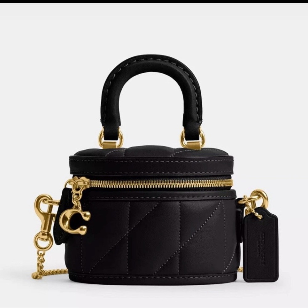 Coach Black Quilted Trail 12